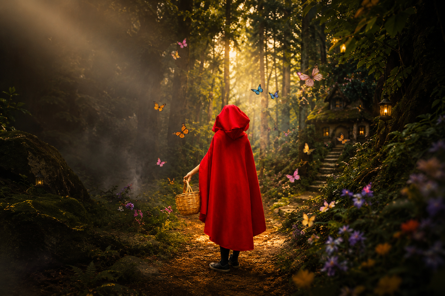 Caperucita y las mariposas Para toda la familia Una colorida aventura teatral donde la fantasía, la música y el cuidado de la naturaleza se encuentran en escena. Caperucita está lista para vivir una nueva aventura junto a personajes muy especiales: su divertida abuelita y el Guardabosques. Juntos deberán atravesar diferentes desafíos y descubrir que proteger el ambiente es una tarea que puede hacerse con alegría, creatividad y trabajo en equipo. A través del juego teatral, la música y una historia llena de ternura, la obra invita a grandes y chicos a reflexionar sobre la importancia de cuidar nuestro entorno y valorar la naturaleza que nos rodea. “Caperucita y las mariposas” propone una mirada cercana y divertida sobre hábitos cotidianos que ayudan a construir un mundo mejor, abordando de manera lúdica temas como el cuidado del ambiente, la contaminación y la importancia de una vida saludable. Una propuesta de Teatro Índigo pensada para disfrutar en familia, donde aprender y divertirse forman parte de la misma aventura.